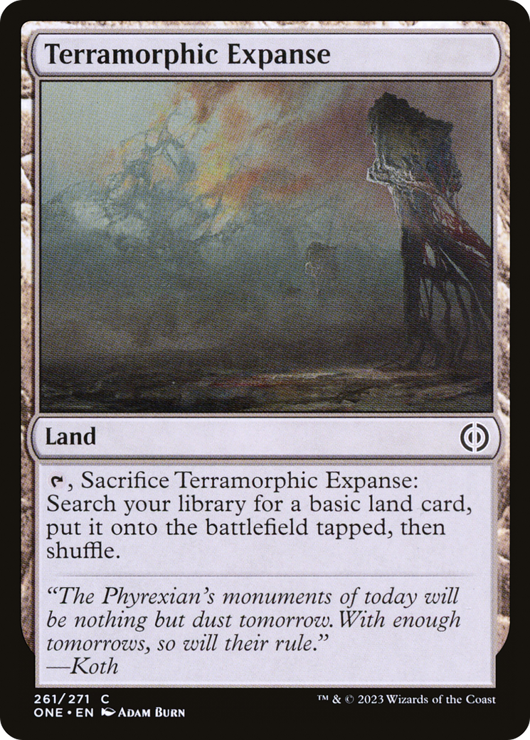 Terramorphic Expanse [Phyrexia: All Will Be One] | Cracking-Singles