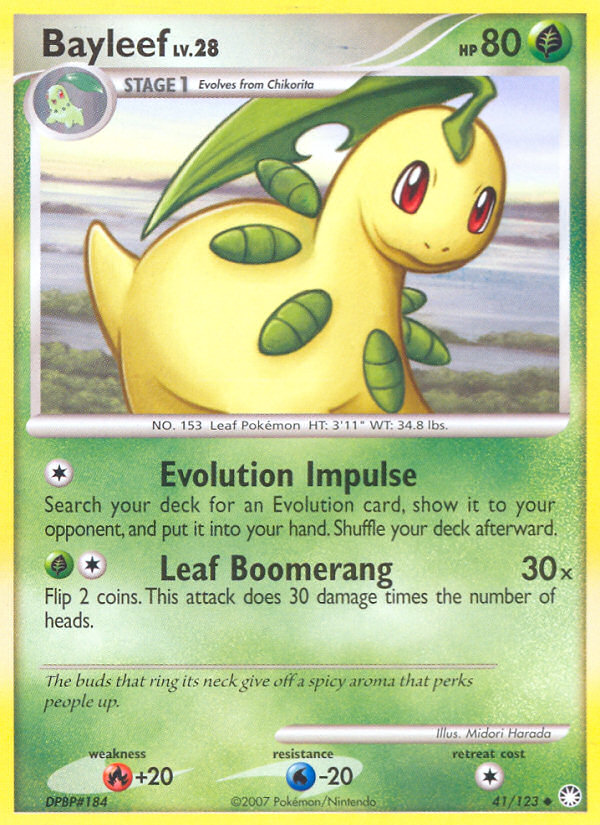 Bayleef (41/123) [Diamond & Pearl: Mysterious Treasures] | Cracking-Singles