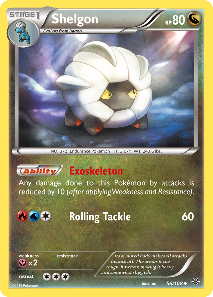 Shelgon (56/108) [XY: Roaring Skies] | Cracking-Singles