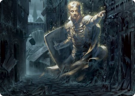 Dennick, Pious Apparition Art Card [Innistrad: Midnight Hunt Art Series] | Cracking-Singles