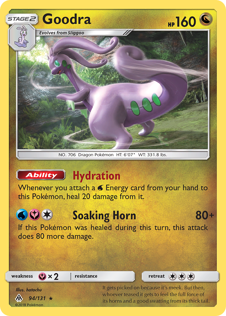 Goodra (94/131) [Sun & Moon: Forbidden Light] | Cracking-Singles