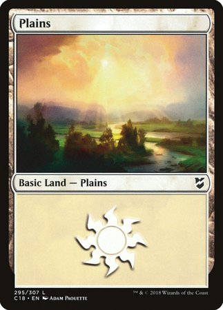 Plains (295) [Commander 2018] | Cracking-Singles