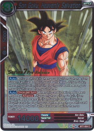 Son Goku, Heavenly Salvation [BT7-004_PR] | Cracking-Singles