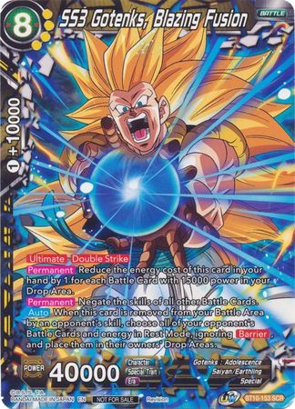 SS3 Gotenks, Blazing Fusion [BT10-153] | Cracking-Singles