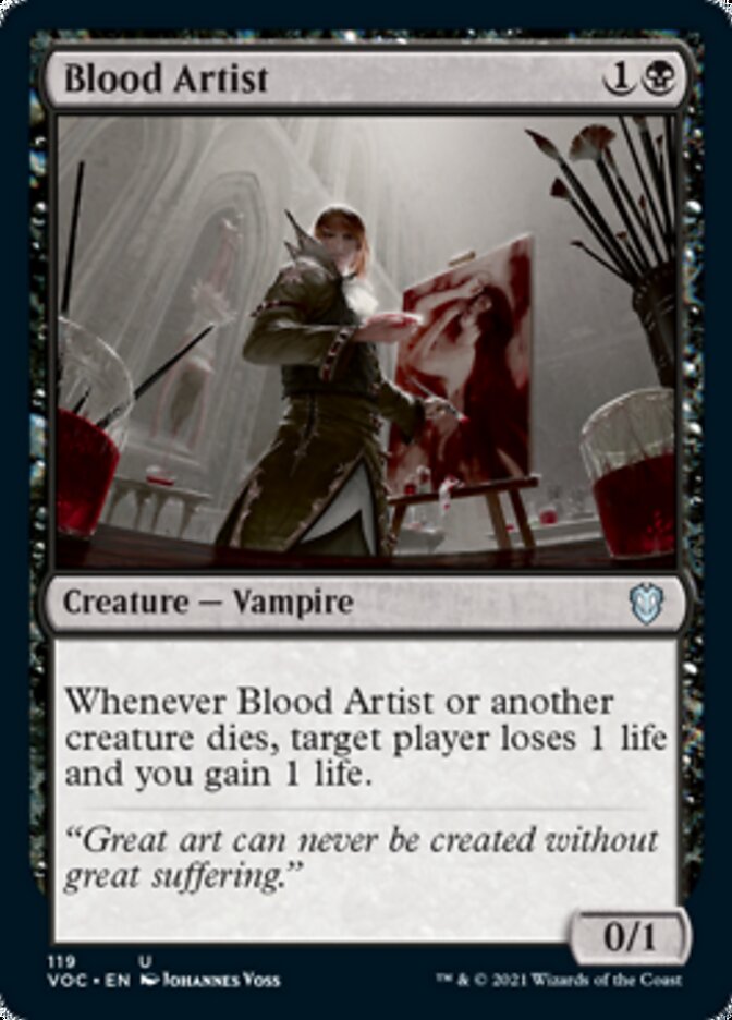 Blood Artist [Innistrad: Crimson Vow Commander] | Cracking-Singles