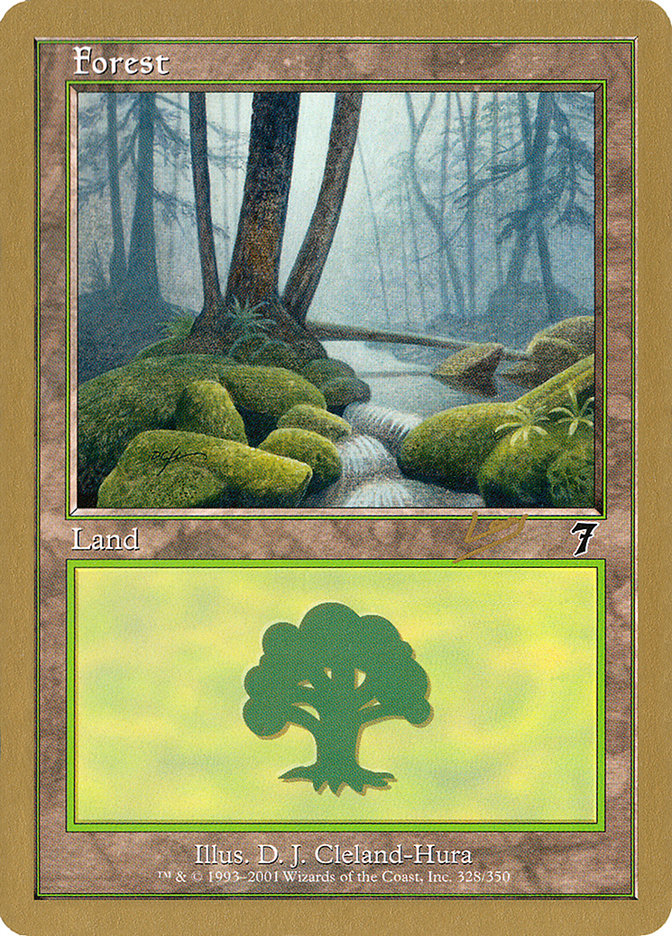 Forest (rl328) (Raphael Levy) [World Championship Decks 2002] | Cracking-Singles