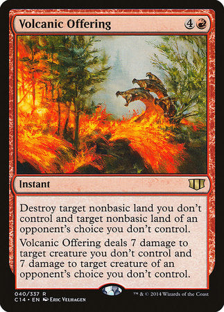 Volcanic Offering [Commander 2014] | Cracking-Singles