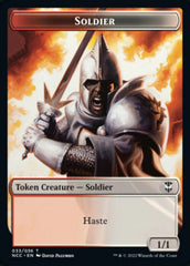 Devil // Soldier Double-sided Token [Streets of New Capenna Tokens] | Cracking-Singles