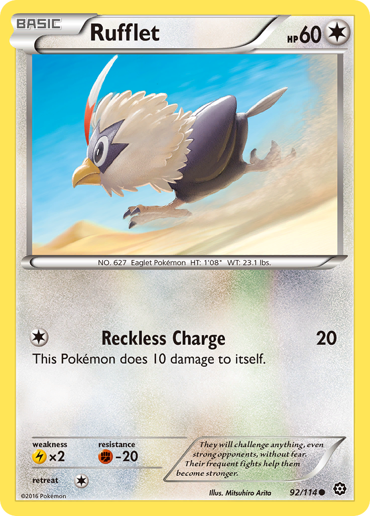 Rufflet (92/114) [XY: Steam Siege] | Cracking-Singles