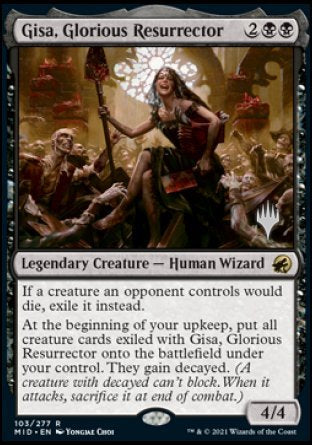 Gisa, Glorious Resurrector (Promo Pack) [Innistrad: Midnight Hunt Promos] | Cracking-Singles