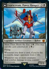 Starscream, Power Hungry // Starscream, Seeker Leader [Universes Beyond: Transformers] | Cracking-Singles