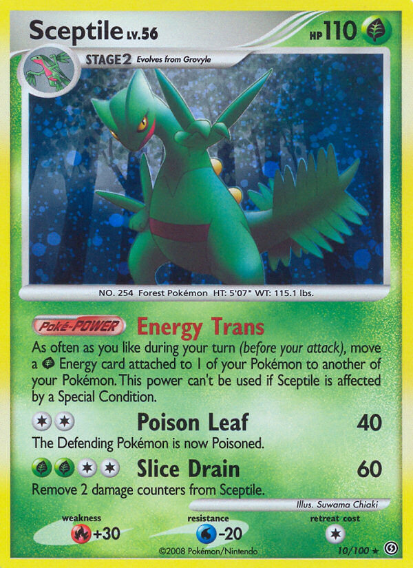 Sceptile (10/100) (Theme Deck Exclusive) [Diamond & Pearl: Stormfront] | Cracking-Singles