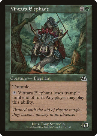 Vintara Elephant [Prophecy] | Cracking-Singles