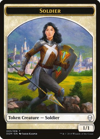 Soldier Token [Dominaria Tokens] | Cracking-Singles