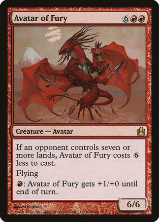 Avatar of Fury [Commander 2011] | Cracking-Singles