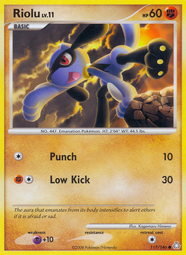 Riolu (117/146) [Diamond & Pearl: Legends Awakened] | Cracking-Singles