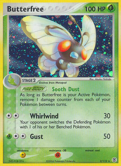 Butterfree (2/112) [EX: FireRed & LeafGreen] | Cracking-Singles