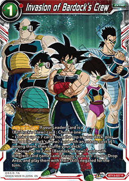 Invasion of Bardock's Crew (Rare) [BT13-027] | Cracking-Singles