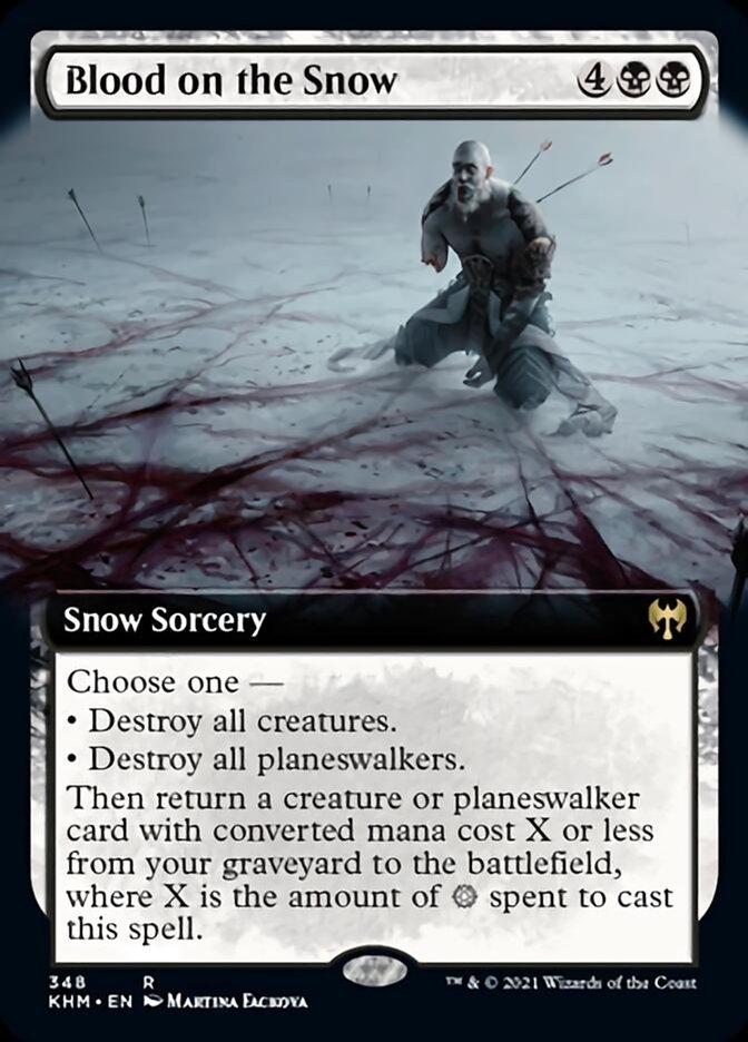 Blood on the Snow (Extended Art) [Kaldheim] | Cracking-Singles