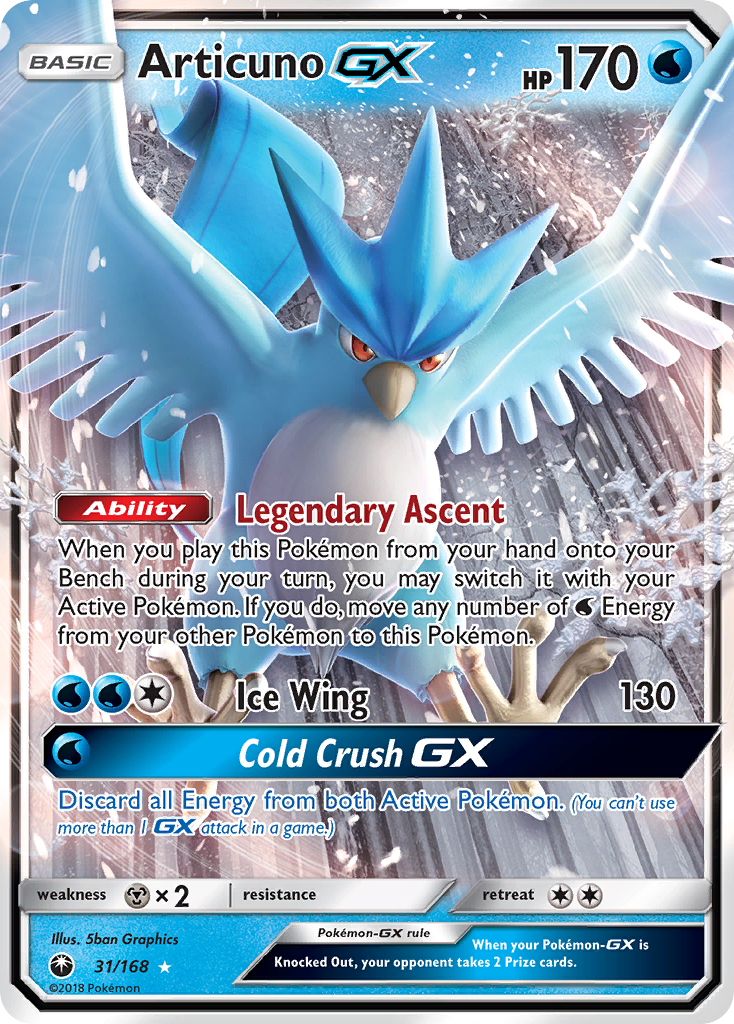 Articuno GX (31/168) [Sun & Moon: Celestial Storm] | Cracking-Singles