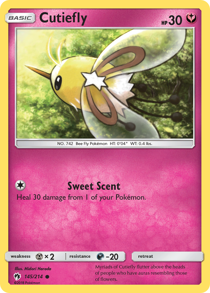 Cutiefly (145/214) [Sun & Moon: Lost Thunder] | Cracking-Singles