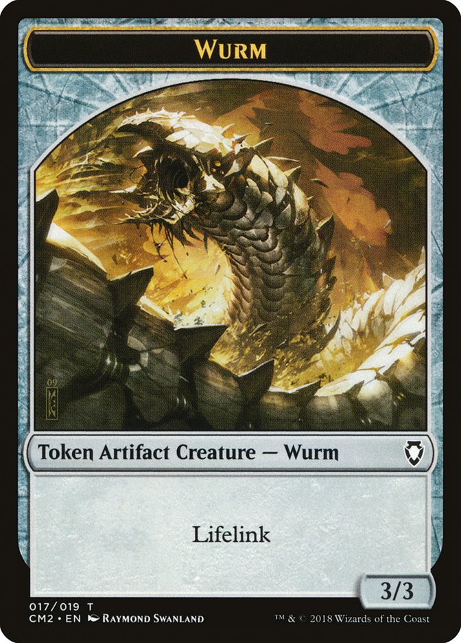 Wurm (Lifelink) [Commander Anthology Volume II Tokens] | Cracking-Singles