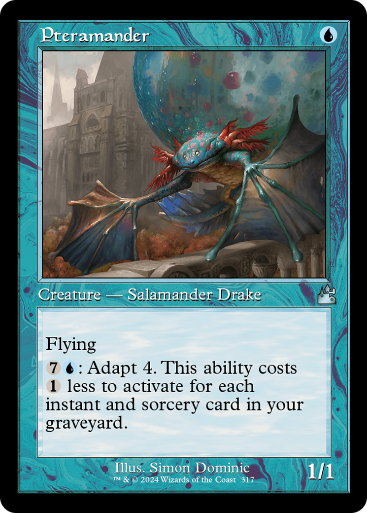 Pteramander (Retro Frame) [Ravnica Remastered] | Cracking-Singles