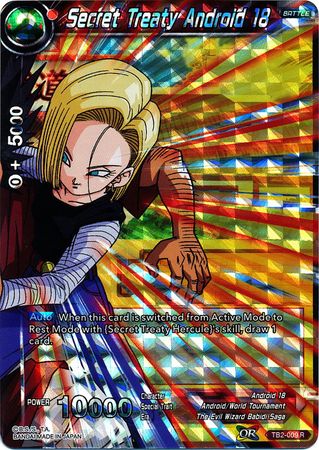 Secret Treaty Android 18 [TB2-009] | Cracking-Singles