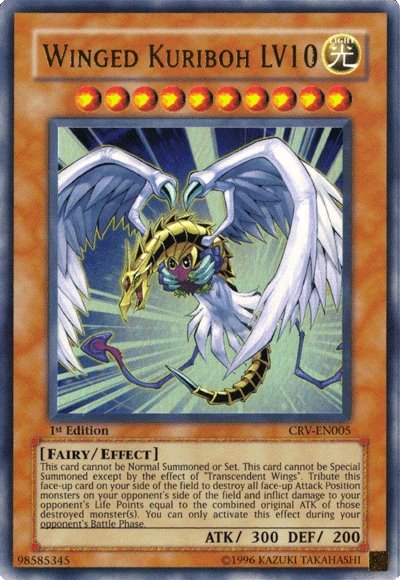 Winged Kuriboh LV10 [CRV-EN005] Ultra Rare | Cracking-Singles