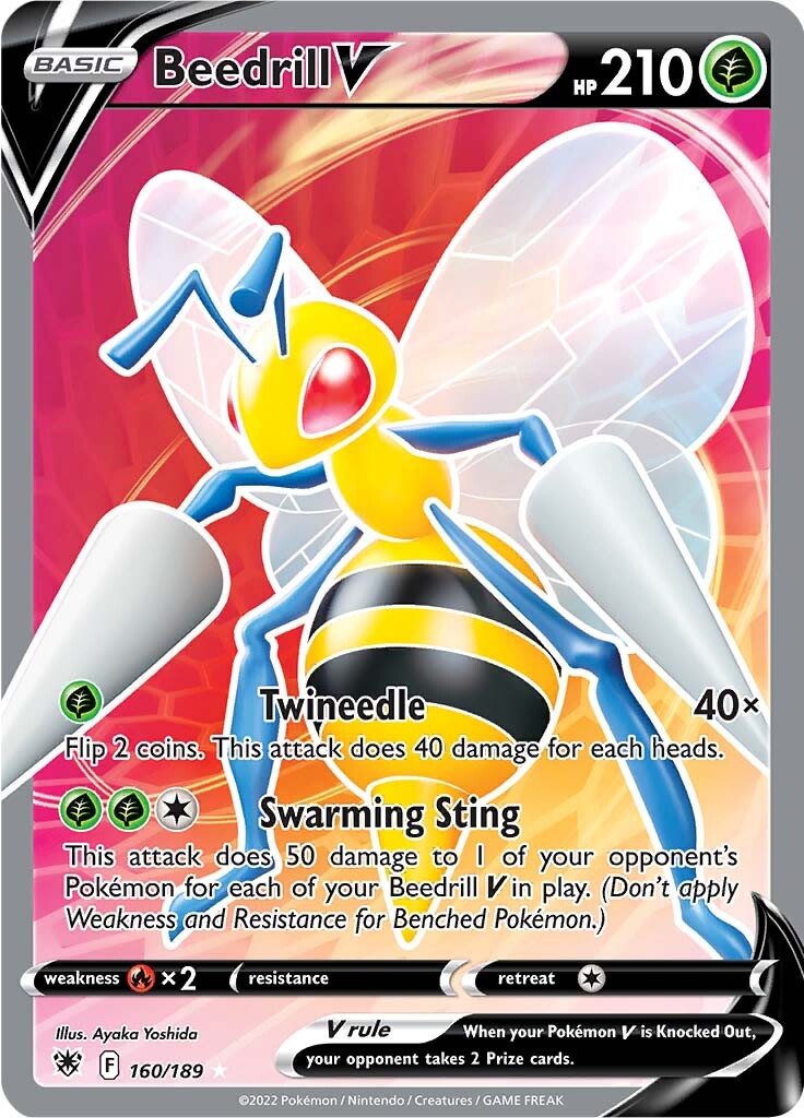 Beedrill V (160/189) [Sword & Shield: Astral Radiance] | Cracking-Singles