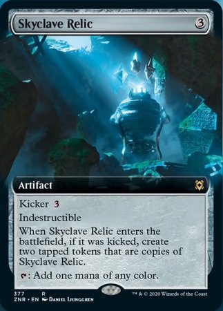 Skyclave Relic (Extended Art) [Zendikar Rising] | Cracking-Singles