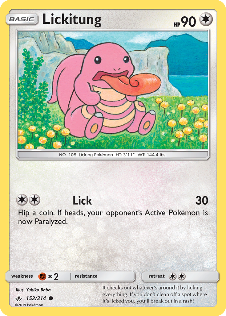 Lickitung (152/214) [Sun & Moon: Unbroken Bonds] | Cracking-Singles