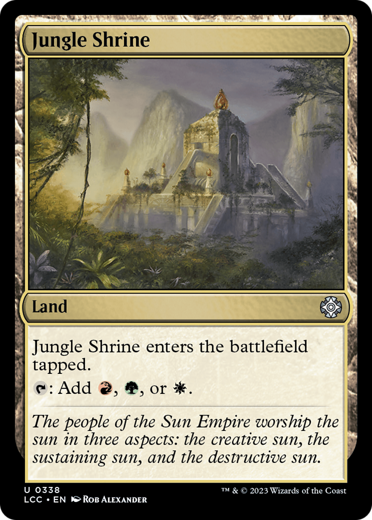 Jungle Shrine [The Lost Caverns of Ixalan Commander] | Cracking-Singles