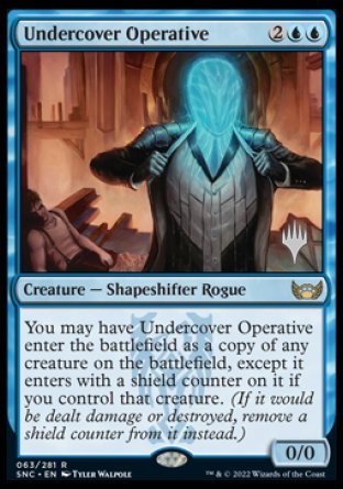 Undercover Operative (Promo Pack) [Streets of New Capenna Promos] | Cracking-Singles