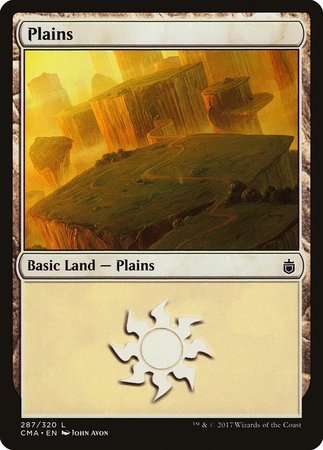 Plains (287) [Commander Anthology] | Cracking-Singles