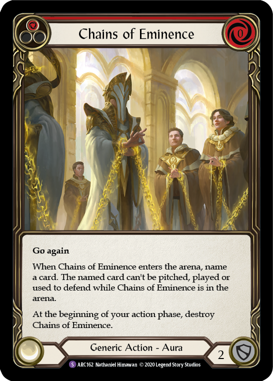 Chains of Eminence [ARC162] Unlimited Edition Rainbow Foil | Cracking-Singles