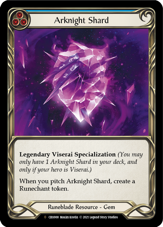 Arknight Shard (Rainbow Foil) [CRU000-RF] Unlimited Rainbow Foil | Cracking-Singles