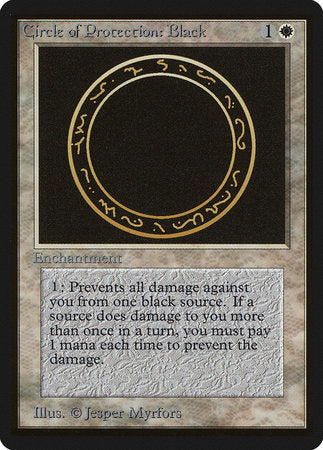 Circle of Protection: Black [Limited Edition Beta] | Cracking-Singles