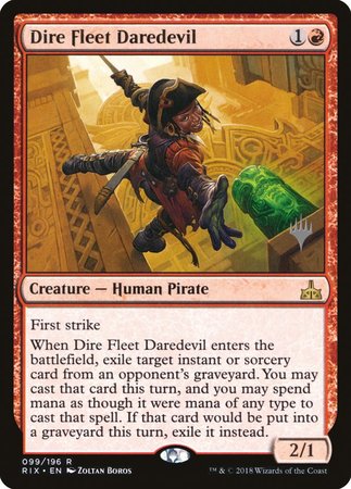 Dire Fleet Daredevil [Rivals of Ixalan Promos] | Cracking-Singles