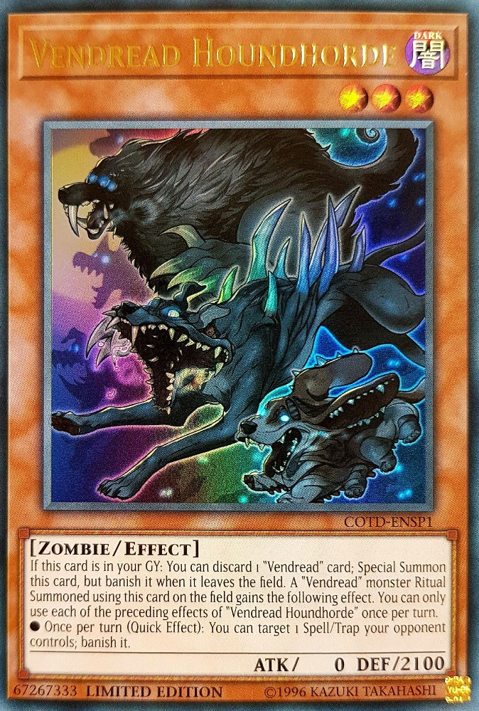 Vendread Houndhorde [COTD-ENSP1] Ultra Rare | Cracking-Singles