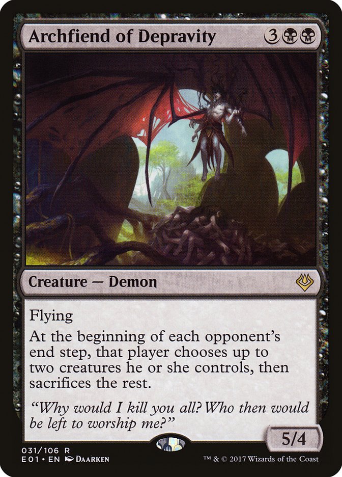 Archfiend of Depravity [Archenemy: Nicol Bolas] | Cracking-Singles