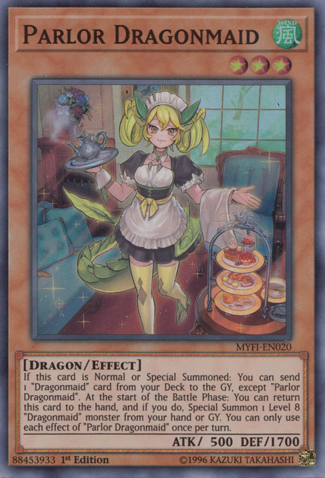 Parlor Dragonmaid [MYFI-EN020] Super Rare | Cracking-Singles