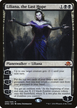 Liliana, the Last Hope [Eldritch Moon] | Cracking-Singles