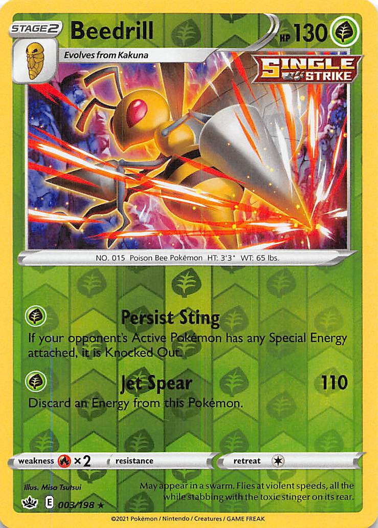 Beedrill (003/198) [Sword & Shield: Chilling Reign] | Cracking-Singles