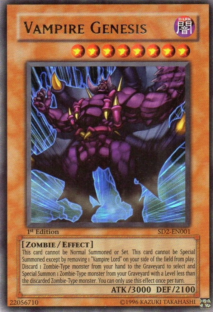 Vampire Genesis [SD2-EN001] Ultra Rare | Cracking-Singles