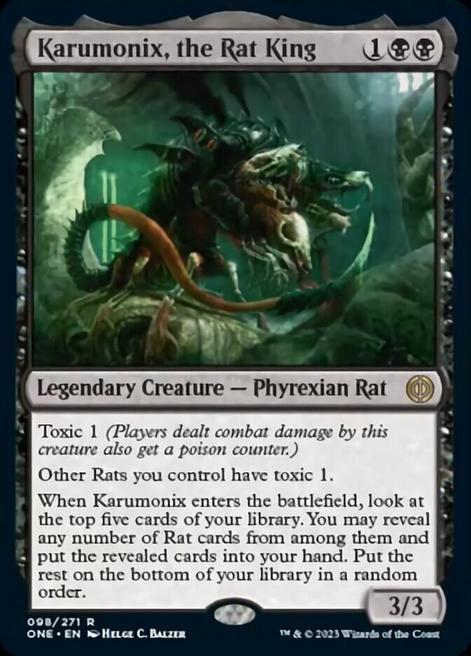 Karumonix, the Rat King [Phyrexia: All Will Be One] | Cracking-Singles