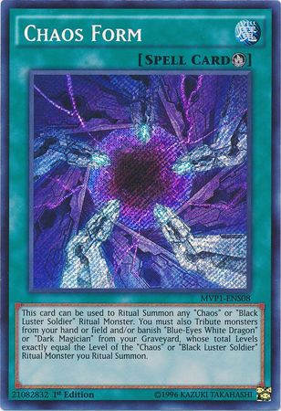 Chaos Form [MVP1-ENS08] Secret Rare | Cracking-Singles