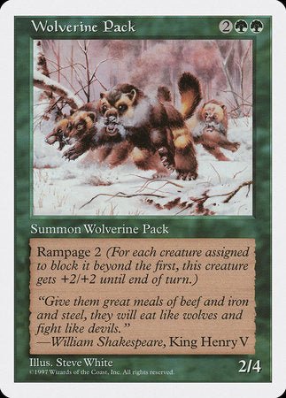 Wolverine Pack [Fifth Edition] | Cracking-Singles