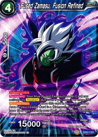 Fused Zamasu, Fusion Refined [EX06-13] | Cracking-Singles