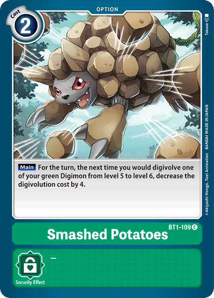 Smashed Potatoes [BT1-109] [Release Special Booster Ver.1.0] | Cracking-Singles